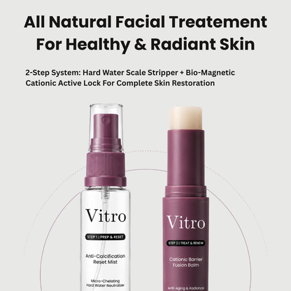 Vitro 2-Step Skin Treatment - Facial Reset & Skin Renewal Kit