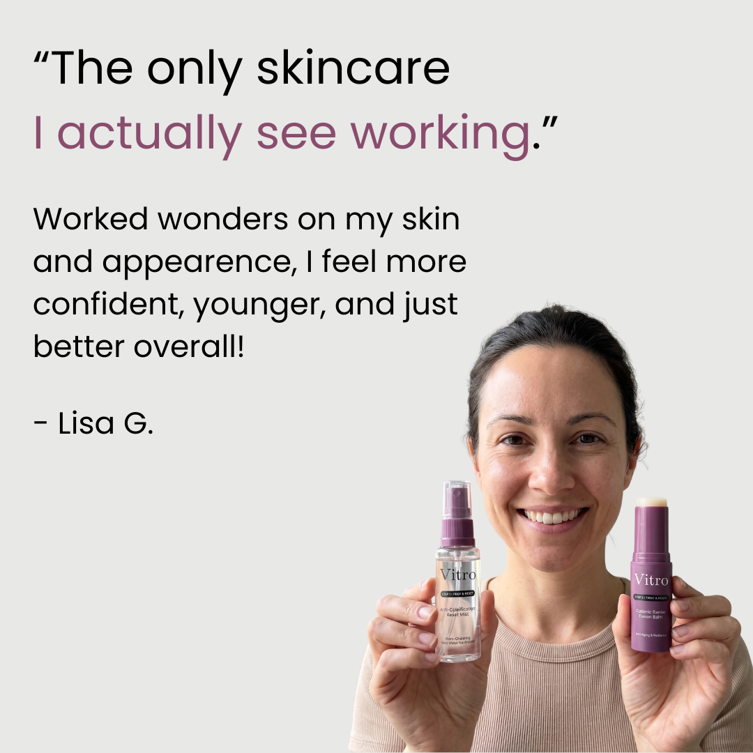 Vitro 2-Step Skin Treatment - Facial Reset & Skin Renewal Kit