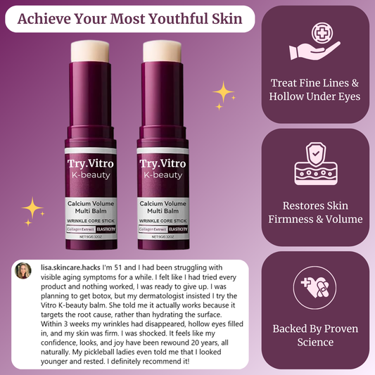 2 Pack K-Beauty Calcium Balm