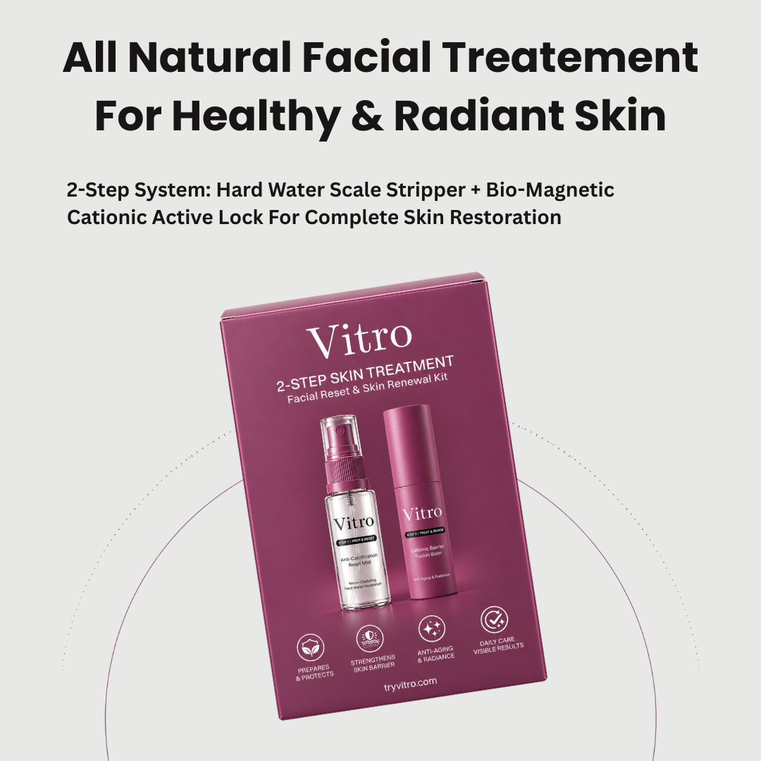 Vitro 2-Step Skin Treatment - Facial Reset & Skin Renewal Kit